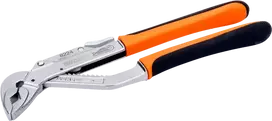 Reguliuojamos replės 250 mm, chromuotos, ERGO, BAHCO [8224C]