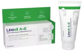 Ziołolek Linovit A+E apsauginis kremas su vitaminais A ir E, 50 g