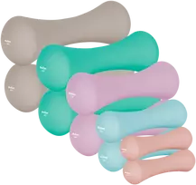 Hantelki Ketaus neopreno hantelių rinkinys 21 kg (2x0,5kg + 2x1 kg + 2x2 kg + 2x3 kg + 2x4 kg), REBEL ACTIVE
