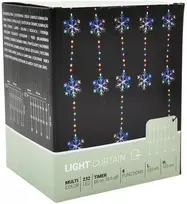 KOOPMAN Kalėdinės lemputės užuolaidų girlianda 120 x 120 cm 232 LED
