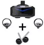 Pimax Crystal Super Ultrawide VR-Headset + DMAS-Ausinės Bundle - juodas