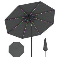 Lauko skėtis 300x246cm., tamsiai pilkos/juodos spalvos