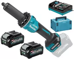 MAKITA šlifuoklis tiesinis 40V XGT GD001GM201 6mm 2x4,0Ah …