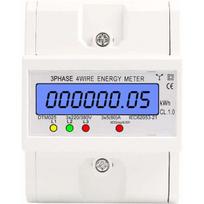 Buitinės technikos priedai Trifazis energijos skaitiklis - 220/380V 5-80A skaitmeninis elektros skaitiklis su LCD ekranu