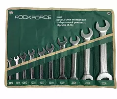 Rockforce KLUCZE plokščias 8-36 mm Rinkinys 10 vnt.