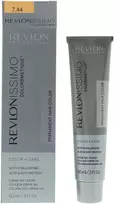 Revlon Revlonissimo Colorsmetique Permanent Hair Dye 7.44 Medium Intensive Copper Skirtas šviesiems plaukams, 60 ml
