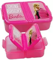 Barbie Shine Bright daugiaskyrė pietų dėžutė, sumuštinių dėžutė
