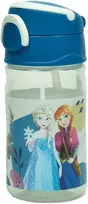 „Disney“ „Ledo šalis“ plastikinis butelis su kabliuku, 350 ml