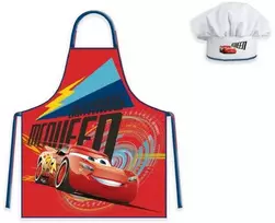 "Disney Cars" vaikiška 2 dalių prijuostė