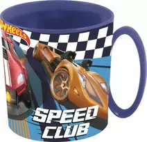 „Hot Wheels“ mėlynos ugnies mikropuodelis, 350 ml