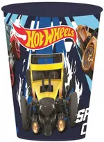 „Hot Wheels“ mėlynas ugnies puodelis, plastikinis, 260 ml
