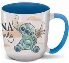 „Disney Lilo and Stitch Ohana Elite“ porcelianinis puodelis, 400 ml (14 oz), dovanų dėžutėje