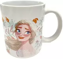 „Disney“ „Ledo šalis“ sniego pasakos porcelianinis puodelis, 325 ml (11 uncijų), dovanų dėžutėje