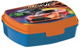 Juokinga plastikinė sumuštinių dėžutė „Racing Power“