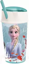 „Disney Frozen“ gaiviųjų gėrimų ir užkandžių laikiklis puodeliui, 400 ml
