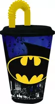 Betmeno šiaudelio formos puodelis „Batman Bat Signal“, plastikinis, 430 ml