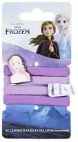 Disney Ledo šalis plaukų gumyčių rinkinys, 4 vnt.