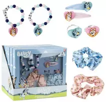 „Bluey Happy“ 8 dalių plaukų aksesuarų ir papuošalų rinkinys
