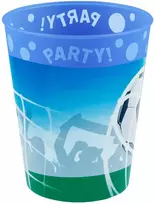 Futbolo gerbėjų mikro plastiko puodelių rinkinys, 4 vnt., 250 ml