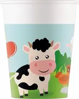„GoDan Farm“ popieriniai puodeliai, 200 ml, 8 vnt.