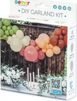 GoDan „Pasidaryk pats“ „Boho“ balionų girlianda, 65 balionai + juosta