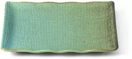 Bazaar Lėkštė, The Lagoon Square Plate, 20x20x2.5 cm, mėlyna, keramika