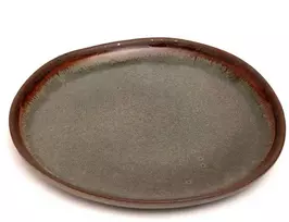 Bazaar Salotų lėkštė 22x22x2 cm mišrios spalvos akmens keramika