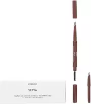 Byredo All-In-One Precision Double-Ended Eyebrow Kreminis Pieštukas & 2-In-1 02 Sepia 0.5 g