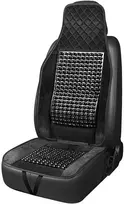 Amio Automobilio sėdynės kilimėlis su karoliukais CSM-18, 44x106cm - juoda