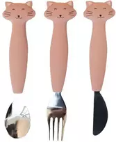 Trixie Silikoninių įrankių rinkinys 'Katytė' 3 vnt