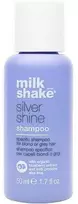 Milk Shake Sidabrinis Shine Hair Šampūnas For Neutralisation Of Geltona Tones, 50 ml
