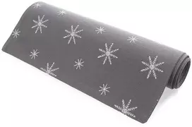 Pepco Orion stalo bėgiklis Kalėdoms 130x32 cm sidabrinė snaigė