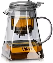 Vilde Stiklinis Arbatinukas 880 ml su Filtru