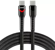 USB-C / USB-C LED RGB KABELIS „everActive CBB-2PDRS“ 200 cm 48 V 5 A 240 W