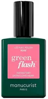 Manucurist Žalias Flash Nagų lakas lakier do paznokci Rose 15ml