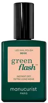 Manucurist Žalias Flash Nagų lakas lakier do paznokci rusvai gelsvas 15ml