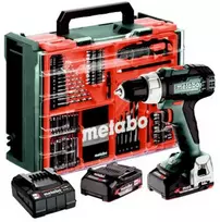 In Win „Metabo“ atsuktuvas BS 18 L 60/26Nm 2x2.0Ah + 74 akumuliatorių dėklas