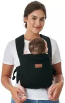 MOMCOZY ERGONOMINĖ KŪDIKIŲ NEŠIOKLĖ WEESNUG, COTTON Juodas