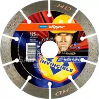 NORTON DEIMANTINIS DISKAS SEGMENTINIS 125mm INVICIBLE CUTS ALL