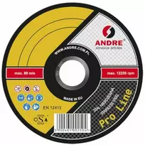 ANDRE METALO PJOVIMO DISKAS 125 x 1,0mm INOX PRO LINE 95A60RBF