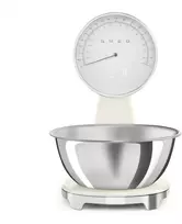 SMEG ANALOG AND DIGITAL KITCHEN SCALE CREAM KSF01CRWW
