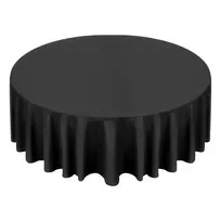 Vevor Juodi apvalūs staltiesės 120 cm