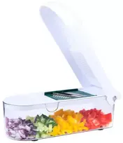 Alpina - Mandoline / daugiafunkcinė daržovių pjaustyklė su 6 ašmenimis 27,5x11x10,8 cm