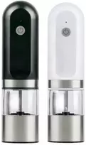 Alpina - Elektrinių druskos ir pipirų malūnėlių rinkinys su USB baterija (2 vnt.)