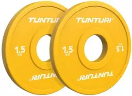 None Olimpiniai svarmenys TUNTURI Platinum Fractional Plates 0,5–2,5kg (Svoris: 2 x 1.5kg)