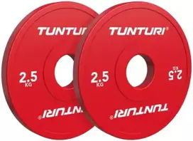 None Olimpiniai svarmenys TUNTURI Platinum Fractional Plates 0,5–2,5kg (Svoris: 2 x 2.5kg)