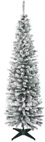 Aosom Dirbtinė Kalėdų eglutė, 210 cm, žalia, sulankstoma, metalinis stovas