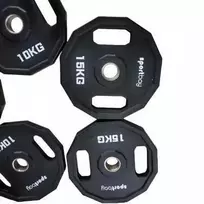 Olimpiniai CPU uretaniniai svarmenys Sportbay® CPU Weight Plates (Svoris: 15 kg)