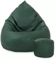 Sėdmaišis su pufu Pufy, žalias