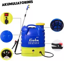Akumuliatorinis nugarinis sodo purkštuvas 16 l